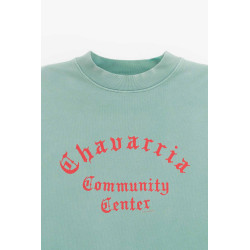 WILLY CHAVARRIA UNIFORM GREEN CHAVARRIA COMMUNITY CENTER STANDARD SWEATSHIRT